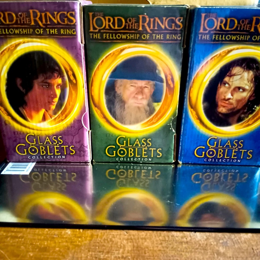 Lord of the rings Glass Goblets